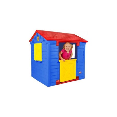 Prima mea casuta de joaca Little Tikes albastra
